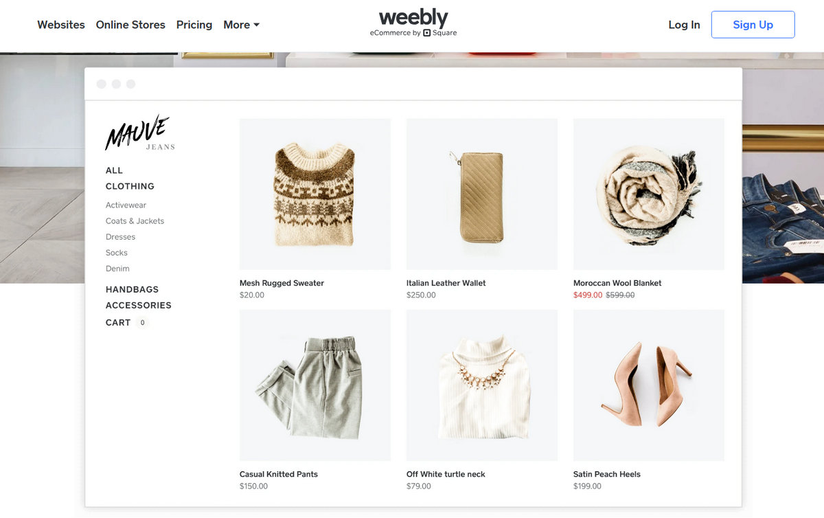 Weebly E-commerce Functionality
